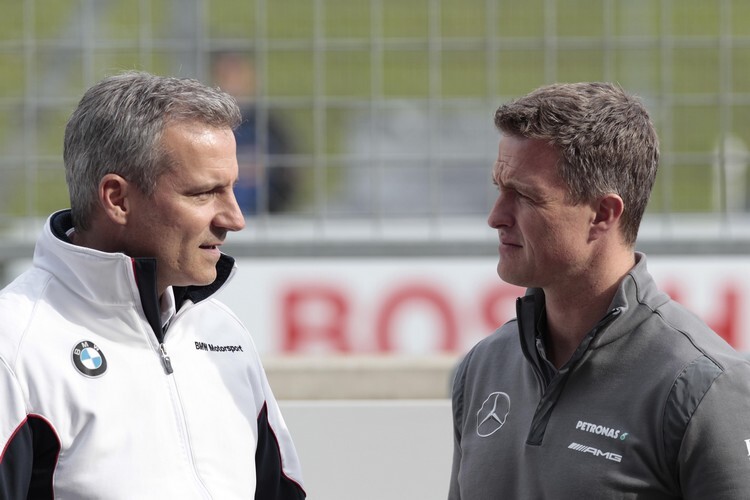 Ralf Schumacher (re.) und BMW-Motorsportdirektor Jens Marquardt