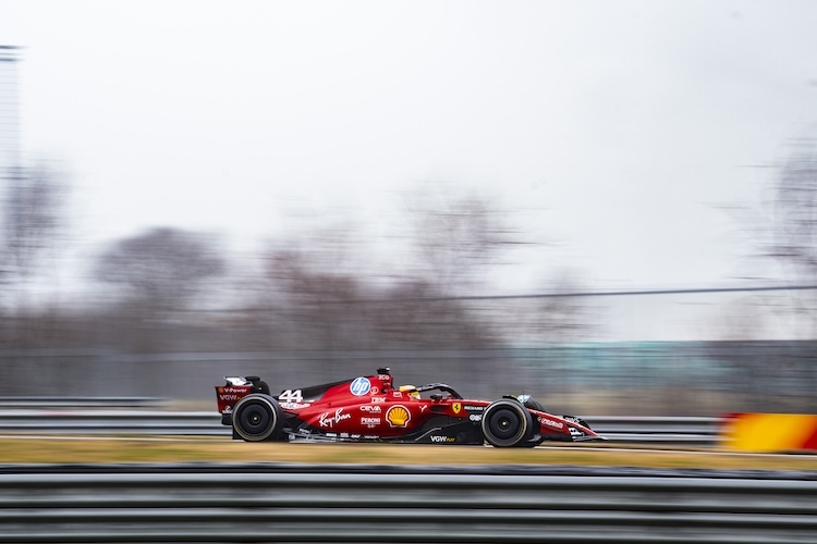 Der siebenfache Weltmeister umrundete die Ferrari-Hausstrecke knapp 30 Mal