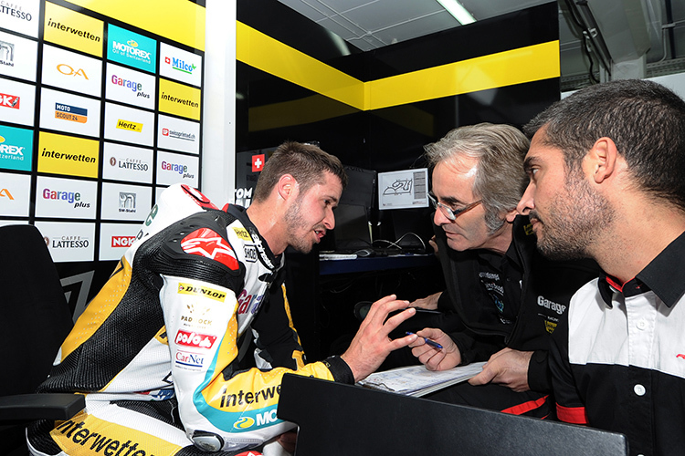 Tom Lüthi und Gilles Bigot arbeiteten bereits in der Moto2-Klasse zusammen