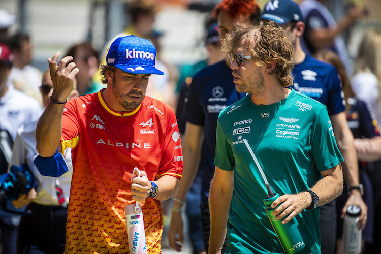 Fernando Alonso und Sebastian Vettel sprechen sich klar gegen eine Obergrenze für die Fahrergehälter aus