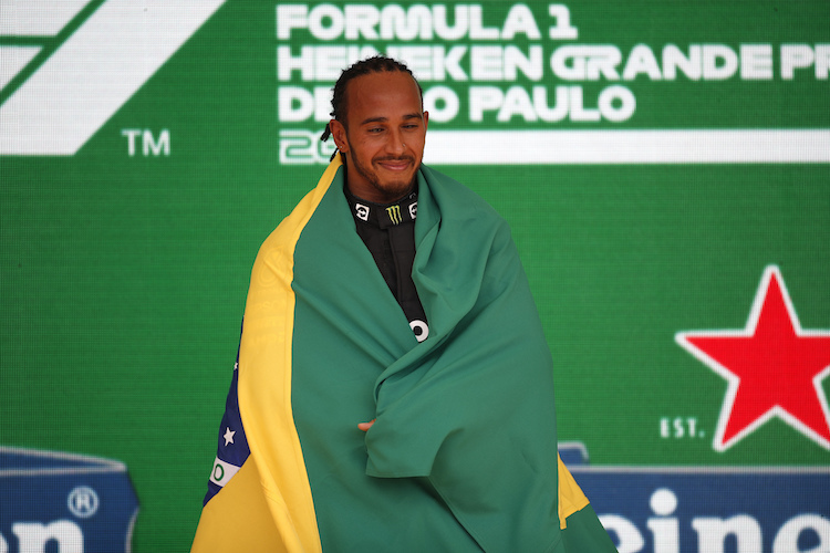 Lewis Hamilton 2021 in Brasilien