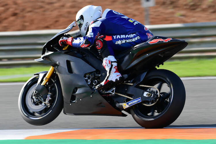 Im November 2018 testete Jonas Folger in Valencia erstmals für das neue Yamaha Factory Racing Europa Test Team
