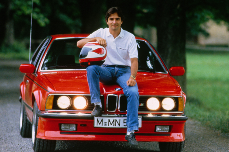 Piquet und das rote BMW M-Coupé