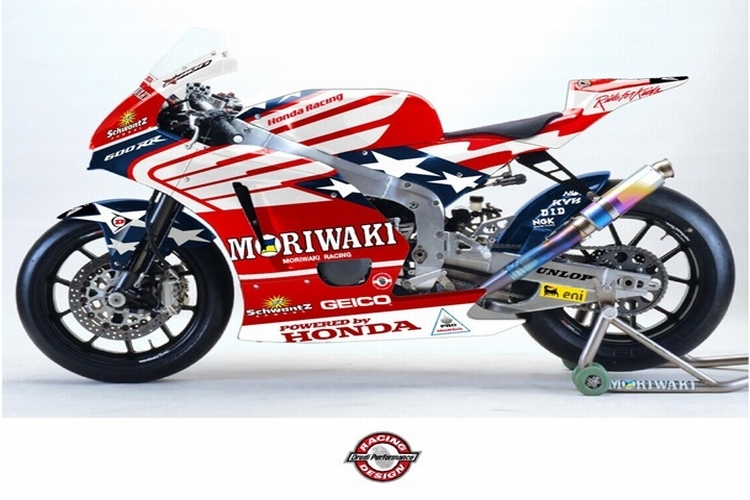 Patriotisch: Moto2-Moriwaki von Roger Lee Hayden