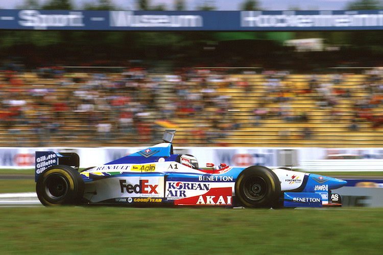Gerhard Berger in Hockenheim 1997