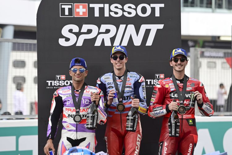 Sprint - Jorge Martin, Alex Márquez & Francesco Bagnaia