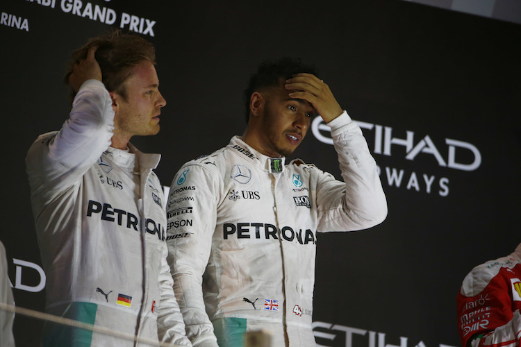 Die Freundschaft zwischen Nico Rosberg und Lewis Hamilton war zu Ende, als es um die WM-Krone ging