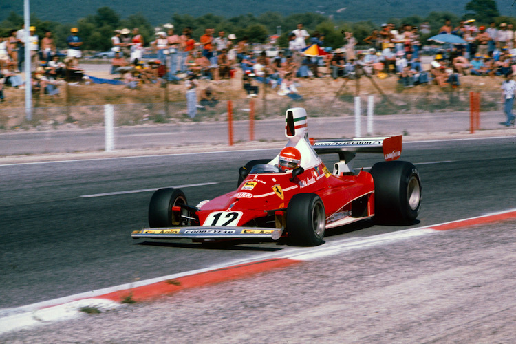 Niki Lauda in Le Castellet 1975