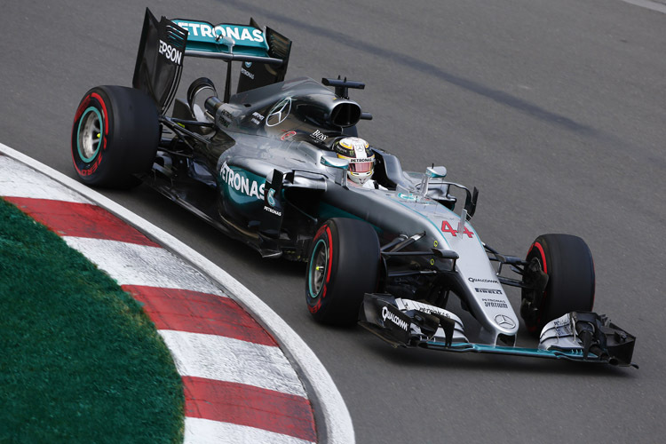 Lewis Hamilton: «Ich bin bisher ganz generell sehr zufrieden mit meinem Auto»