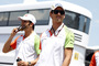 Tonio Liuzzi und Adrian Sutil