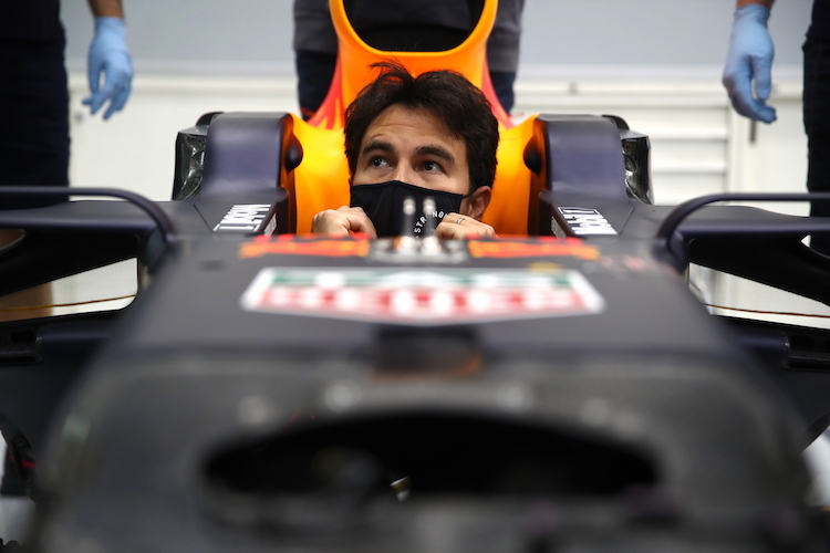 Sergio Pérez: Sitzprobe bei Red Bull Racing