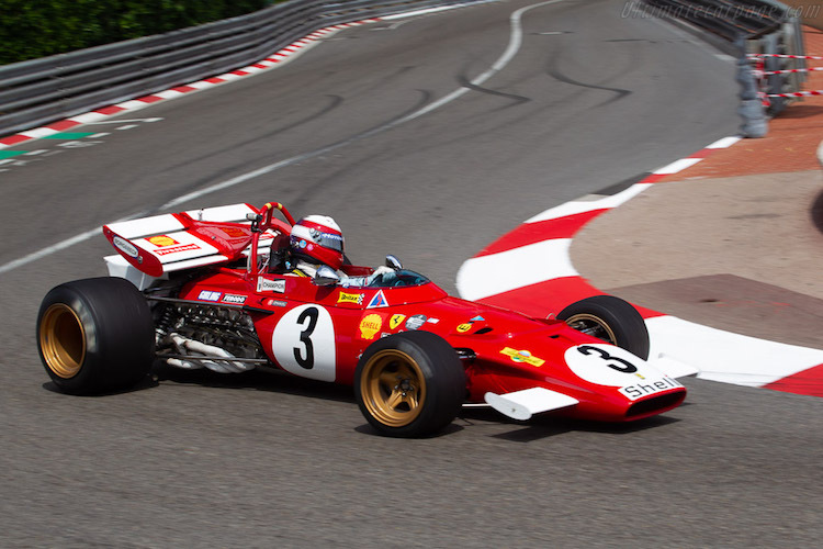 Paolo Barilla mit seinem Ferrari 312B in Monaco 2018