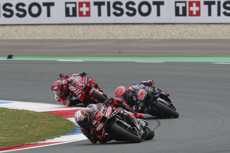 Bezzecchi kämpfte Fabio Quartararo und Pecco Bagnaia nieder