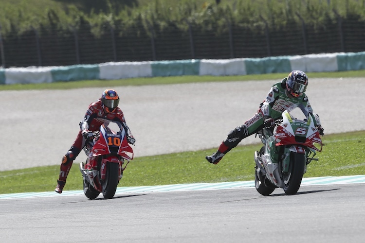 Zarco a de plus en plus de mal à rivaliser avec les pilotes d'usine Honda