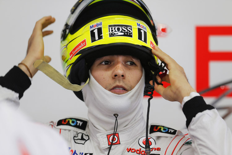 Nach nur acht Runden war das zweite freie Training auf dem Suzuka Circuit für McLaren-Pilot Sergio Pérez gelaufen