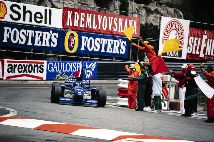 Olivier Panis 1996 beim Monaco-GP