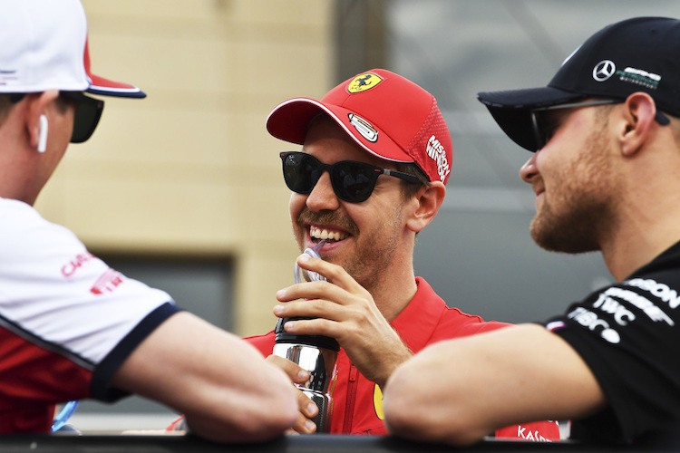 Räikkönen, Vettel, Bottas