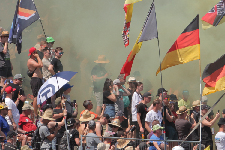 Beim Deutschland-Grand-Prix herrschte wieder eine elektrisierende Stimmung
