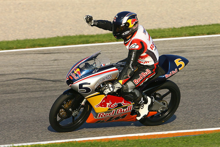 Johann Zarco 2007 im Red Bull Rookies-Cup auf KTM