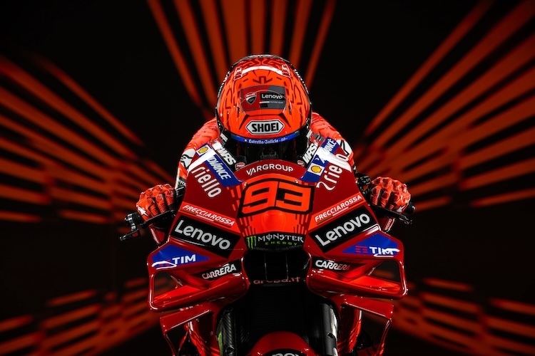 Im Stand schnell: Marc Marquez tritt wieder mit der #93 in Aktion