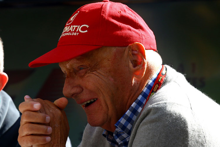 Mercedes-F1-Aufsichtsrat Niki Lauda: «Ich bin im Moment sehr zufrieden mit der Stimmung zwischen Lewis Hamilton und Nico Rosberg»