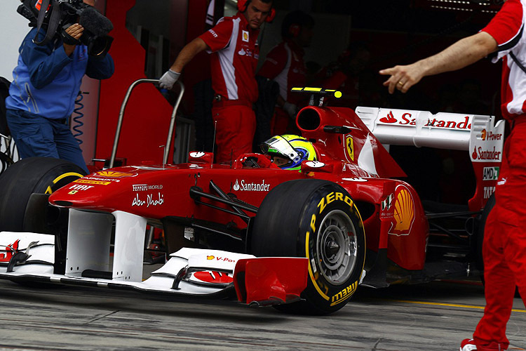 Felipe Massa verlässt die Garage
