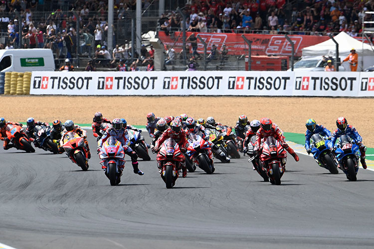 2023 wird das MotoGP-Rennen zweimal gestartet: Einmal am Samstag, einmal am Sonntag