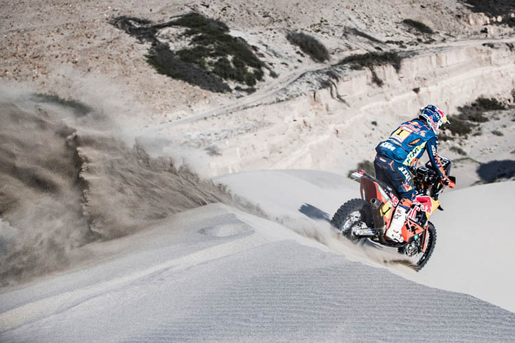 Matthias Walkner bei der Dakar-Rallye in Peru 2019