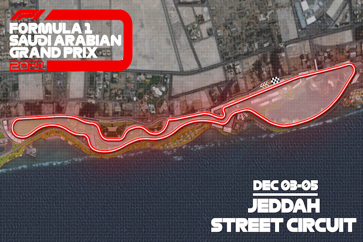 Saudi Arabia: longer course, faster street GP / Formula 1