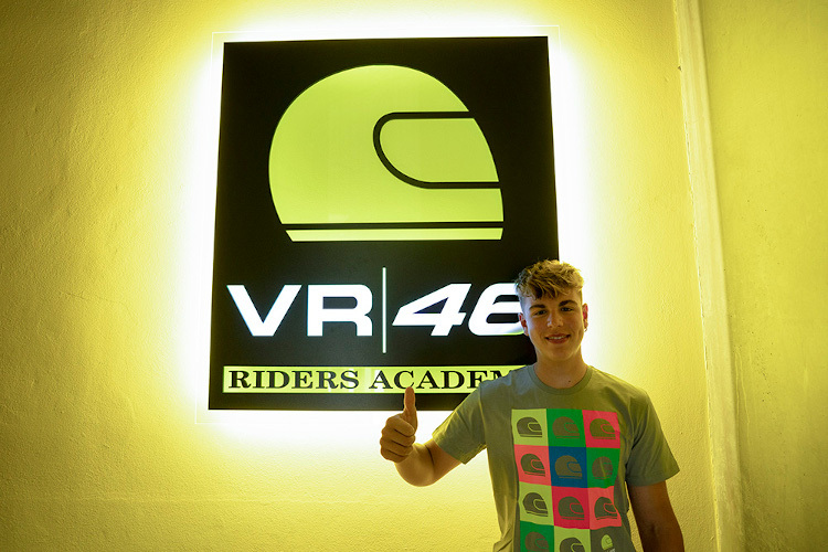 Alberto Surra ist ab sofort ein Mitglied der VR46 Riders Academy