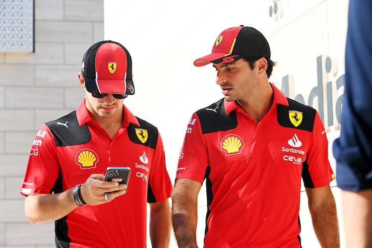 Die Ferrari-Stars Charles Leclerc und Carlos Sainz sorgen für Schlagzeilen