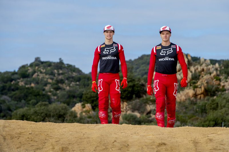 Das neue Honda-Duo: Tim Gajser und Mitchell Evans