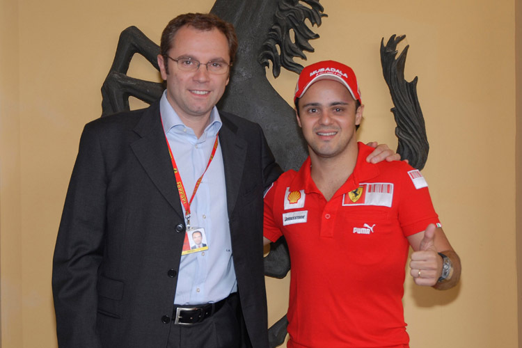 Felipe Massa wieder in Fiorano