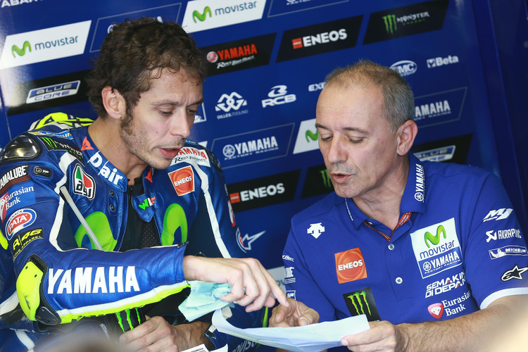 Valentino Rossi und Luca Cadalora