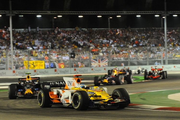 Alonso gewann 2008 in Singapur.