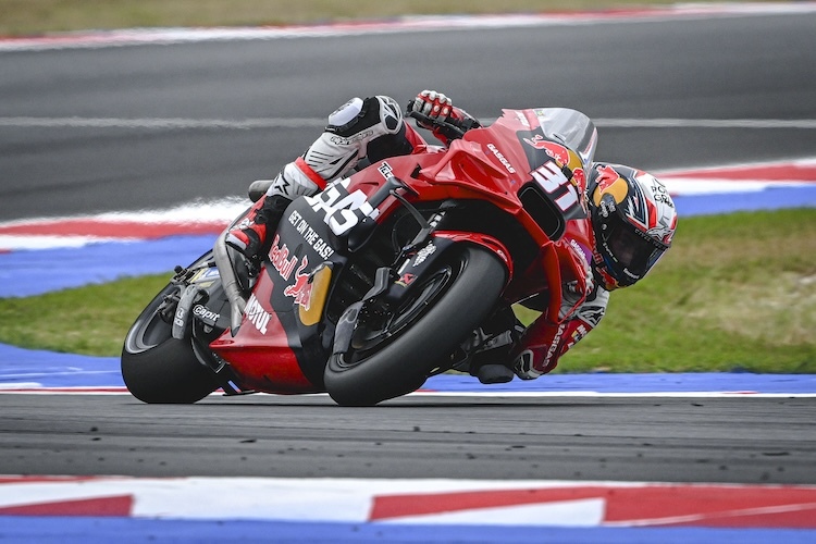 Pedro Acosta mit sehr guten Rundenzeiten beim Misano-Test