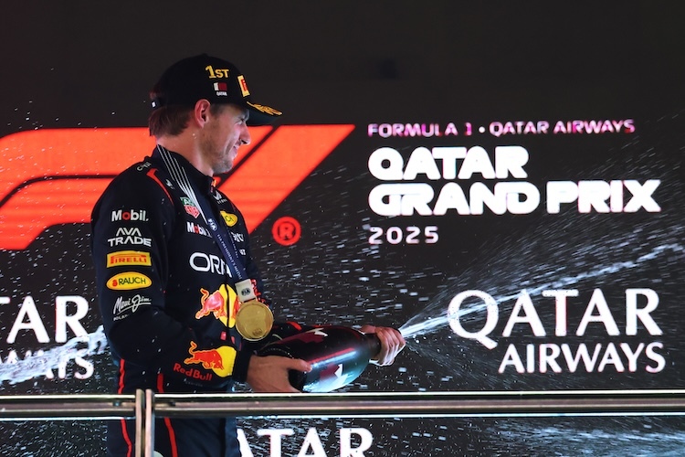 Katar-Sieger Max Verstappen