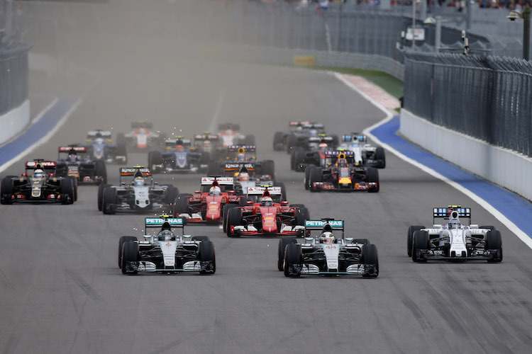 Formel 1 Sotschi 2021 Start Formel 1 Sotschi 2021 Start