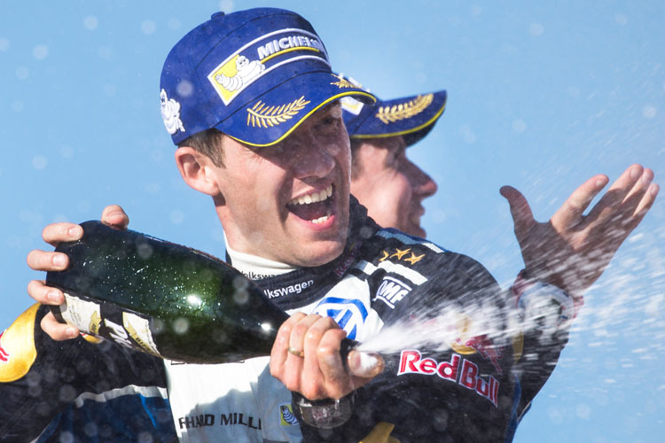 Sébastien Ogier kann den Champagner für Titel Nummer vier schon mal kaltstellen