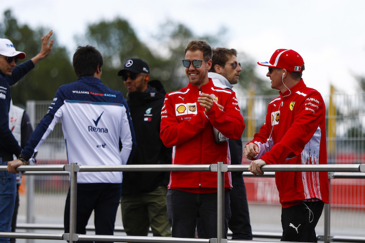 Vettel und Räikkönen