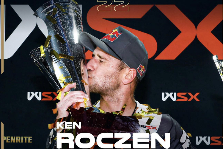 Ken Roczen ist Supercross-Weltmeister 2022