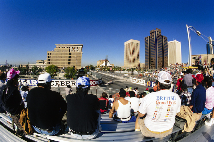Formel 1 in Phoenix 1991: peinlicher Fan-Aufmarsch