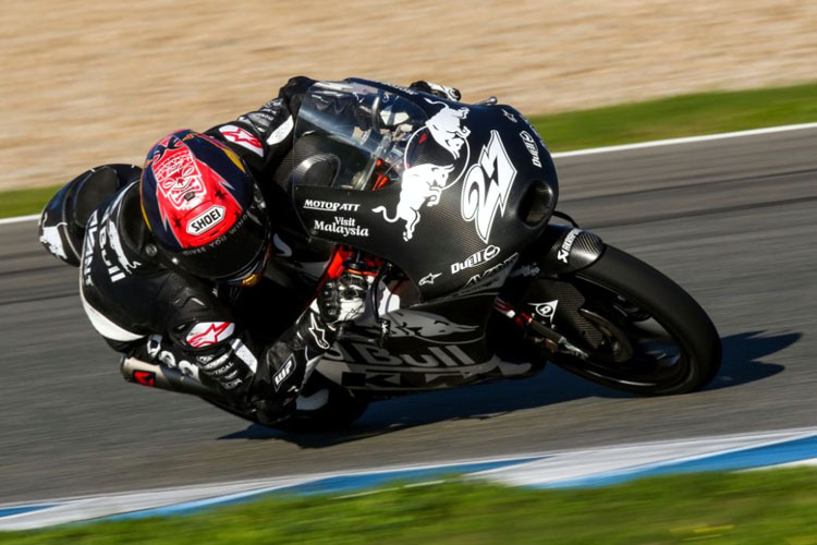 Kaito Toba: «Es war ein sehr positiver Test in Jerez»
