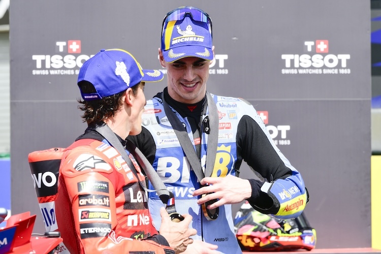 Marc Marquez (32 Jahre) und Fermin Aldeguer (20 Jahre)