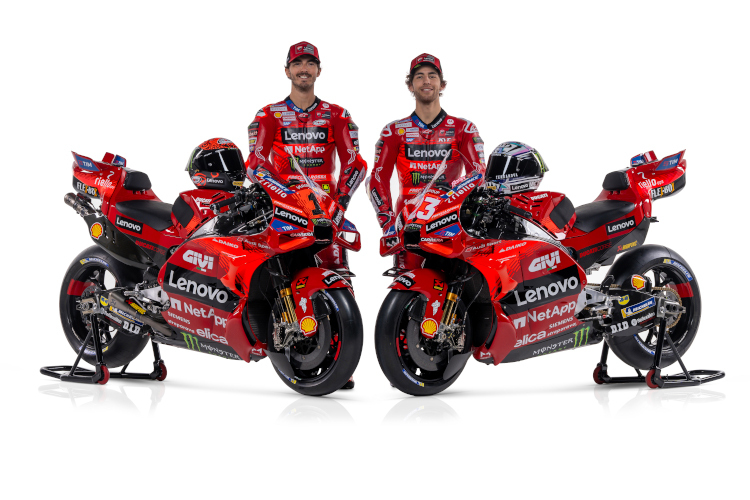 So tritt das Ducati-Lenovo-Werksteam mit Pecco Bagnaia und Enea Bastianini 2024 an