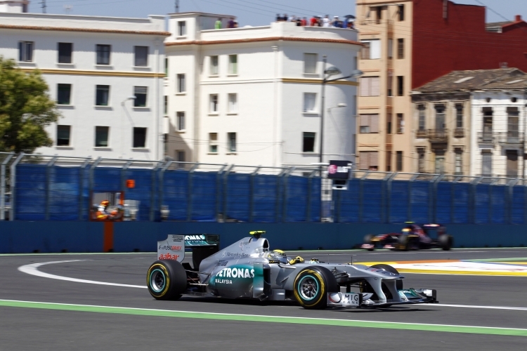 Rosberg führt das deutsche «Team» hinter Vettel an