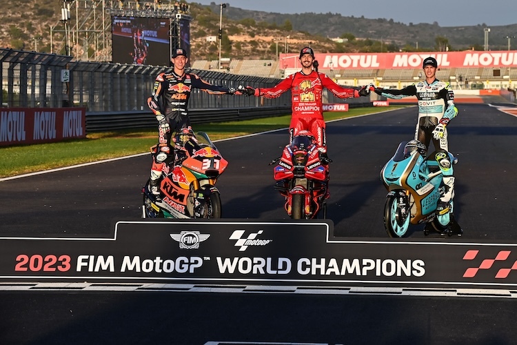Vor einem halben Jahr noch ganz oben. Honda holte mit Jaume Masia den Moto3-Titel 2023