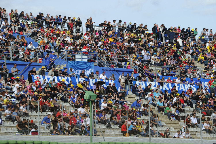 Valencia-GP 2014: Die Suzuki-Fans freuen sich über die MotoGP-Rückkehr