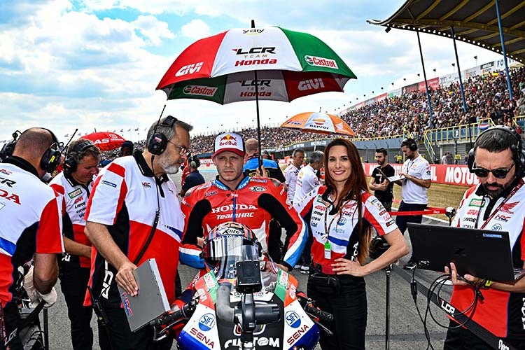 Stefan Bradl trat in Assen 2023 für LCR-Honda an