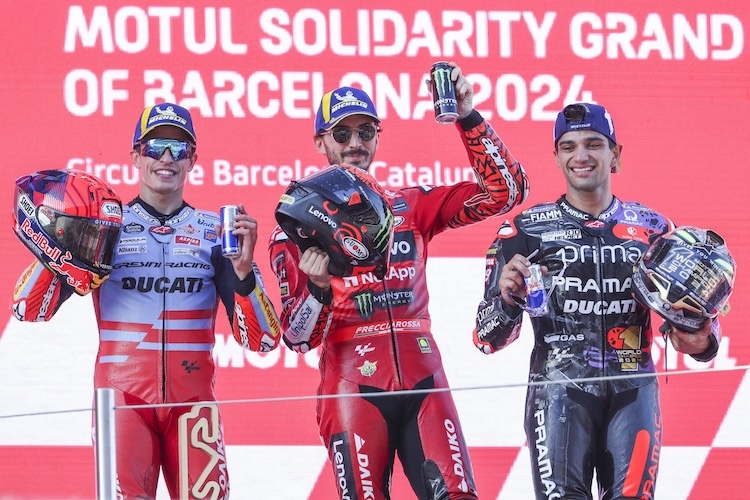 Marc Márquez, Pecco Bagnaia, Jorge Martin